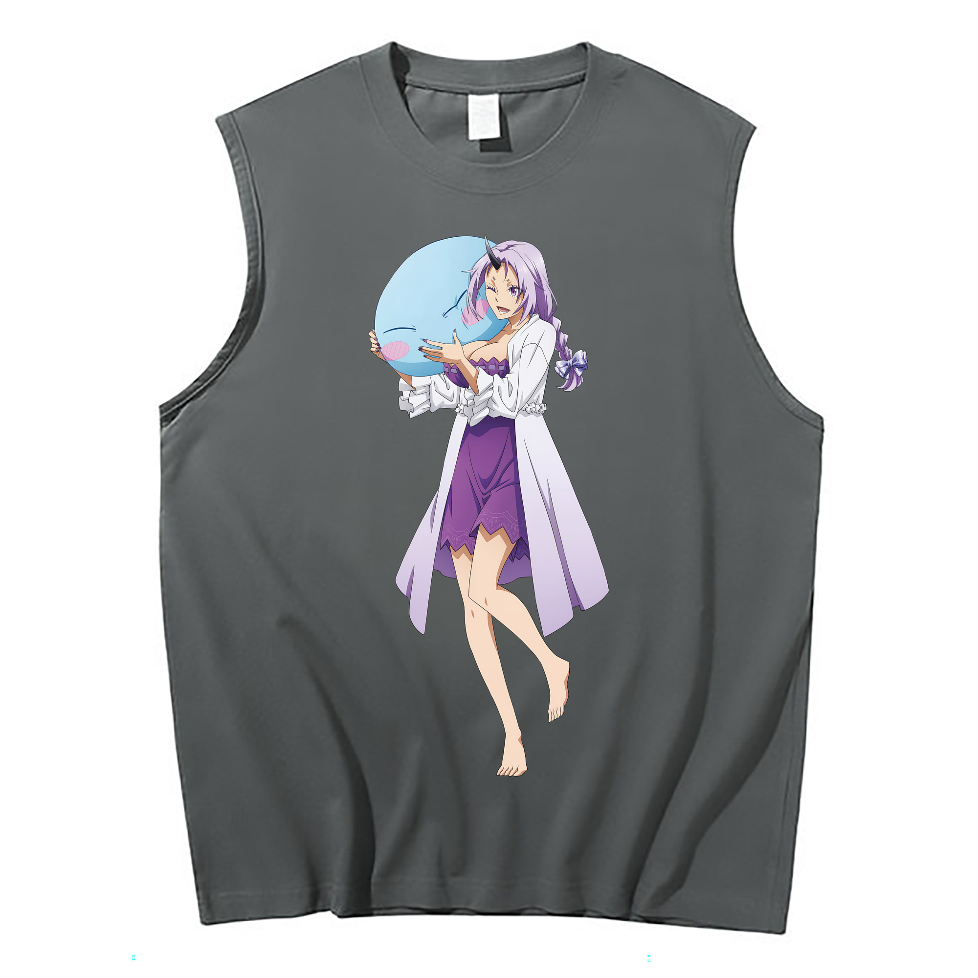 （画像用） 転スラ Regarding Reincarnated to Slime コットン100％タンクトップ（フロントプリント）